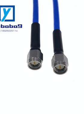 SMA公不锈钢半柔射频线 SMA-JJ 18G低损 SFX-50-3/086/141/047线