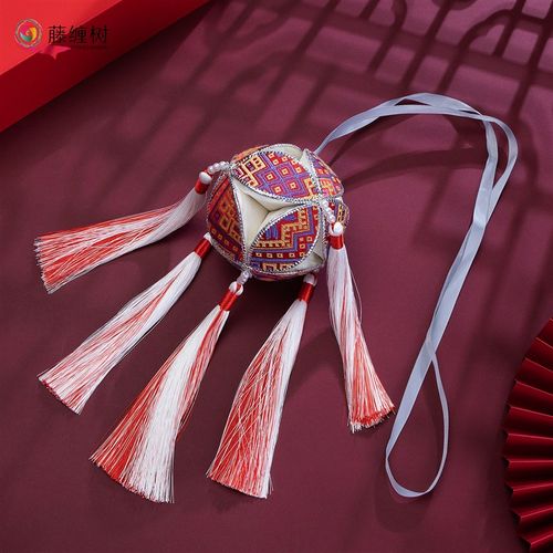 绣球广西壮族靖西旧州特产纯手工民族工艺刺绣婚庆送礼老外吉祥物