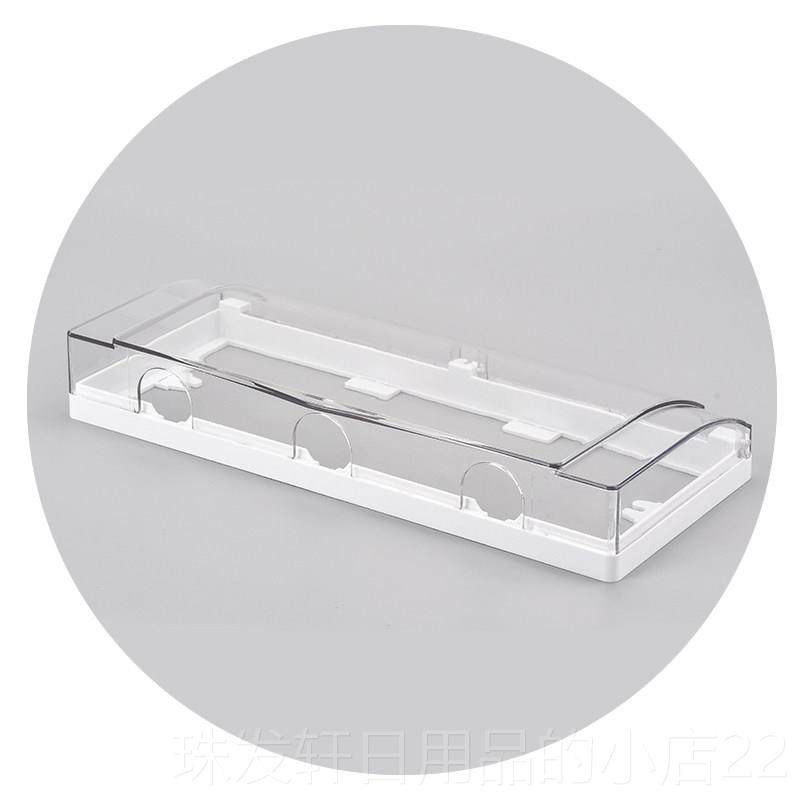 高档86型三位粘 防三水罩 联防溅自盒粘贴式透明插座保护防盖开关