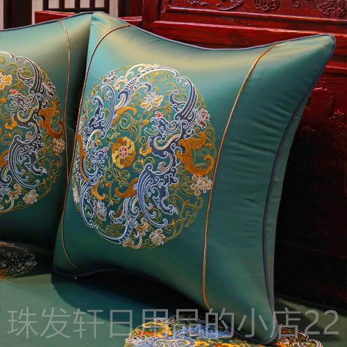 高档新式红木沙发中坐垫实木家具带靠背圈椅垫海定绵垫罗床汉沙发