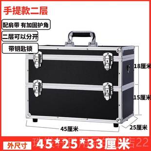 高档大号功五金工具箱拉杆式多带轮工业级家用车载工具能纳箱收盒