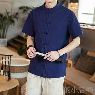 师美容院spa按摩技师茶艺作 馆棉麻理疗中式 正品 中医针炙养生男士