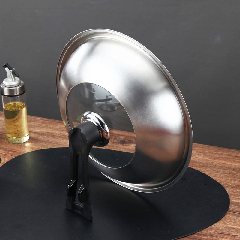 30不锈钢锅盖家用炒菜通用炒锅圆形玻璃30寸32cm汤锅3厘米盖子