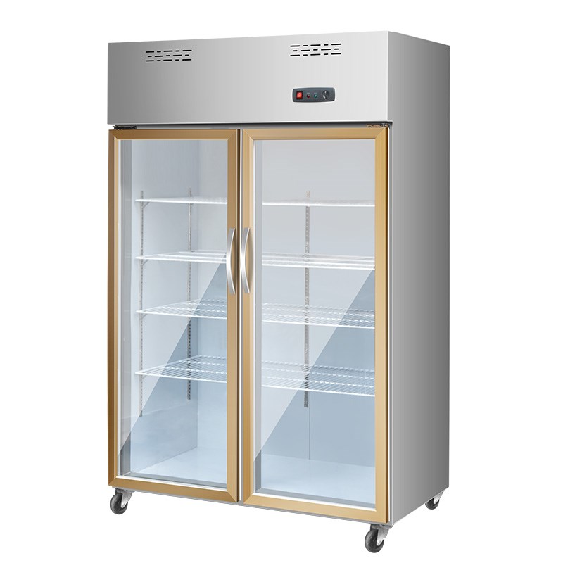 门三门冷藏保鲜展示柜移动门对开门烧烤火锅水果串串酒水饮料柜