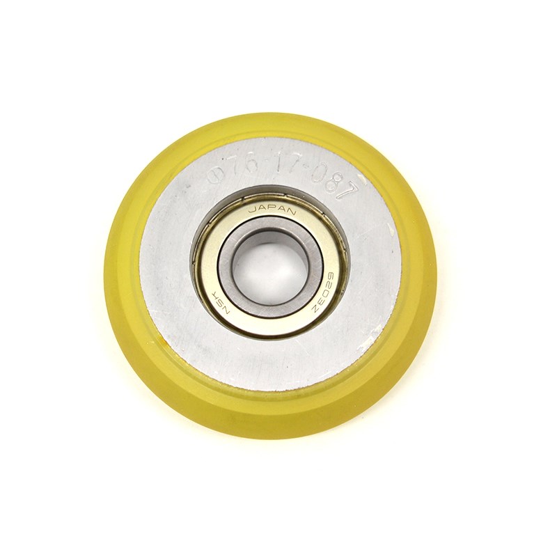 三菱/西子奥的斯电梯轿厢导靴轮/对重高速导靴滚轮7*22*203配件