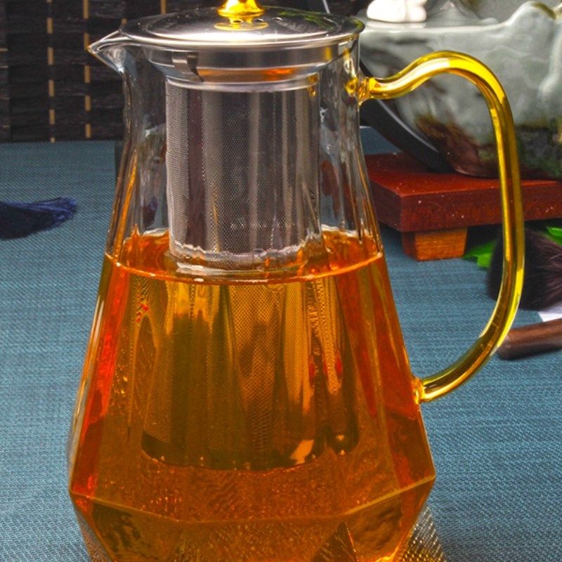 茶壶玻璃家用单壶耐高温茶具冲煮茶器茶水分离茶杯套装红茶泡茶壶