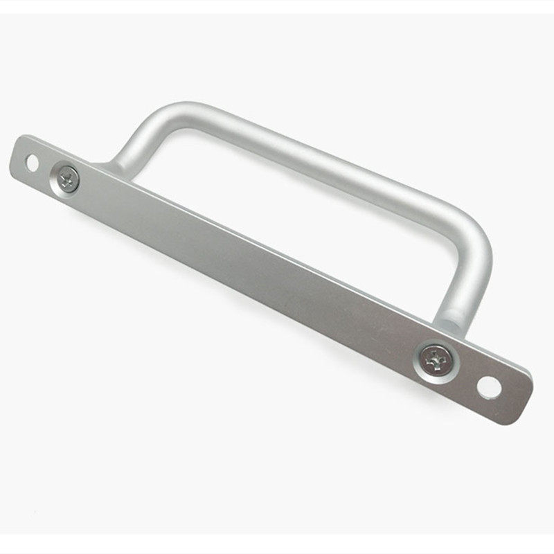 铝合金带垫板工业把手 型材用角型拉手XAF66-L100/L120/L125