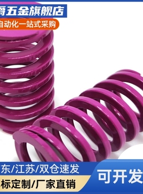 YSWC-D8-D10-D12-L15 L20 L25L30L35L40L45L50L55L60紫色矩形弹簧