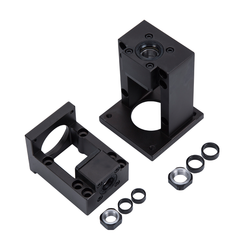 铝电机支架 86步进电机80伺服57滚珠丝杆专用130/110电机安装座