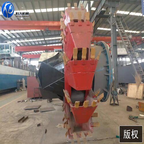 大型斗式挖泥船斗轮号式绞刀头河道清淤KD-22多种船型的挖泥船轮