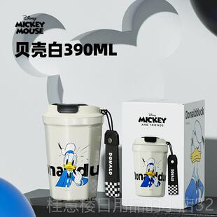 正品GERM迪士咖啡女生杯杯高颜值随行保温尼杯女大容量不锈钢水杯