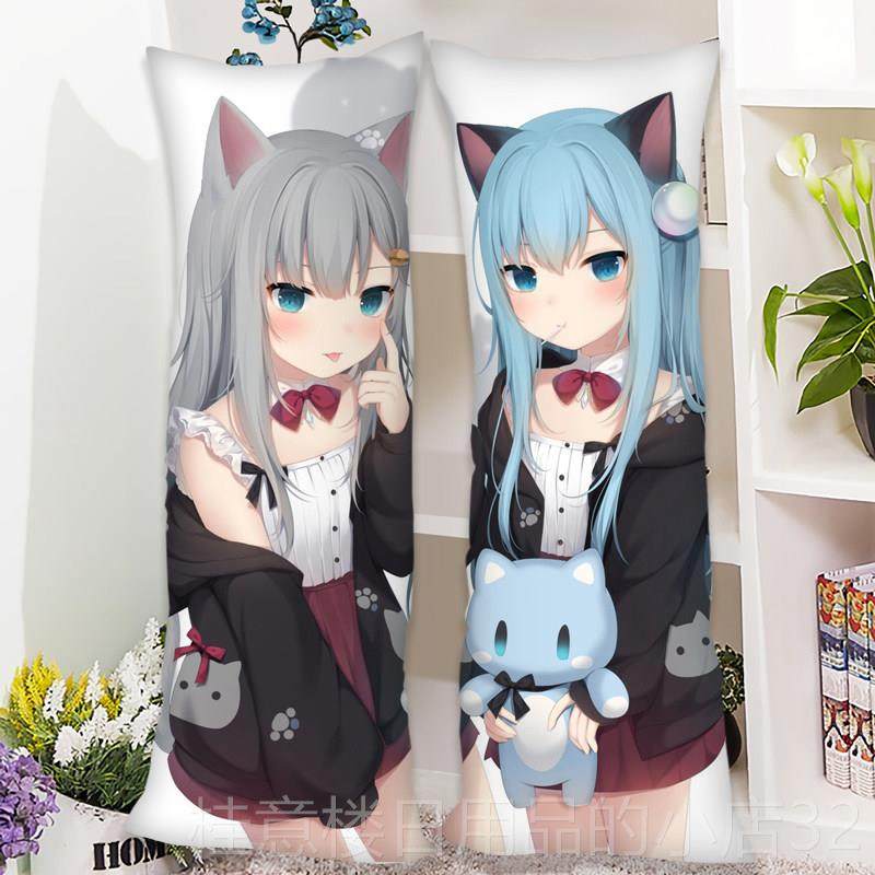 正品猫羽雫等制身抱枕美耳少女长抱枕猫娘猫咪定萝莉动漫猫枕头套,模玩/动漫/周边/娃圈三坑/桌游,动漫毛绒/抱枕/坐垫,淘宝优惠券,粉丝福利购,淘宝优惠卷