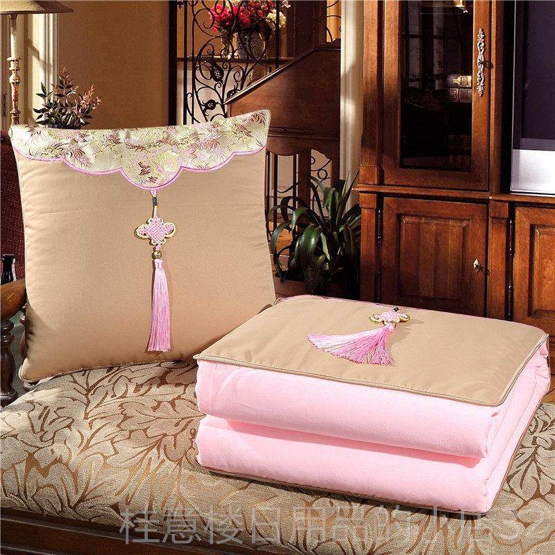 正品中式抱枕中被子两用午睡办枕公室汽车国多功能靠垫被车载头被,居家布艺,抱枕被,淘宝优惠券,粉丝福利购,淘宝优惠卷