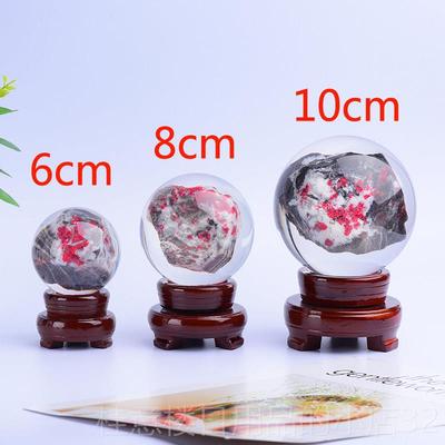 正品天然朱砂厅原石摆件石祝平办公室客家居风水矿球朱砂矿摆件安