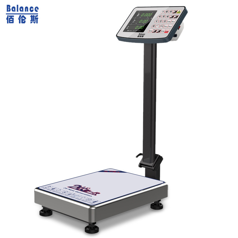 佰伦斯电子称台秤T42商用100KG计价秤高精度家用称重磅秤