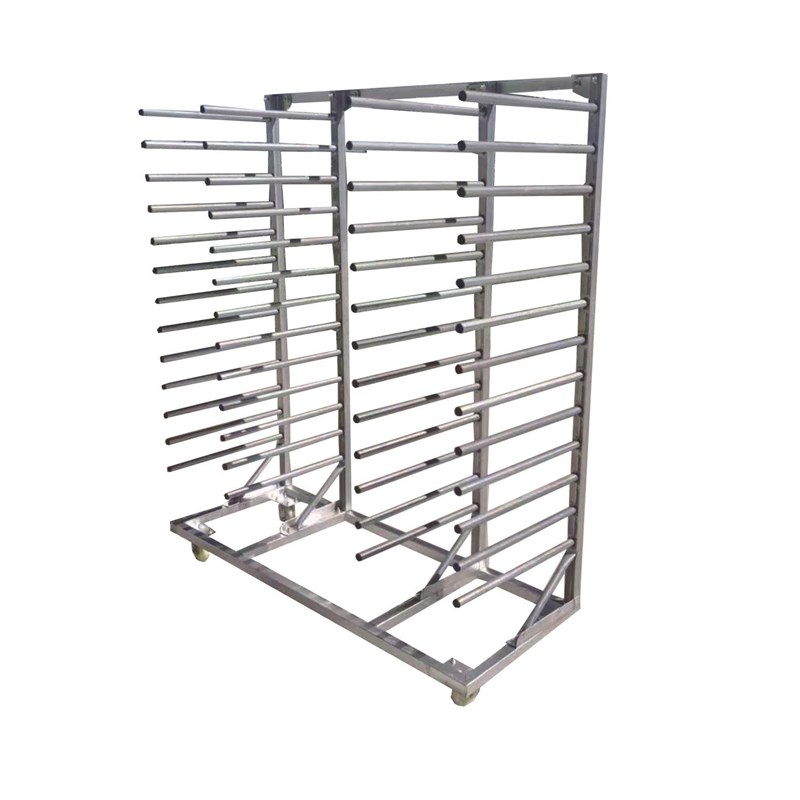 烤漆架子单排凉胶架油漆可移动货架柜门板运输加厚型吸塑推拉边