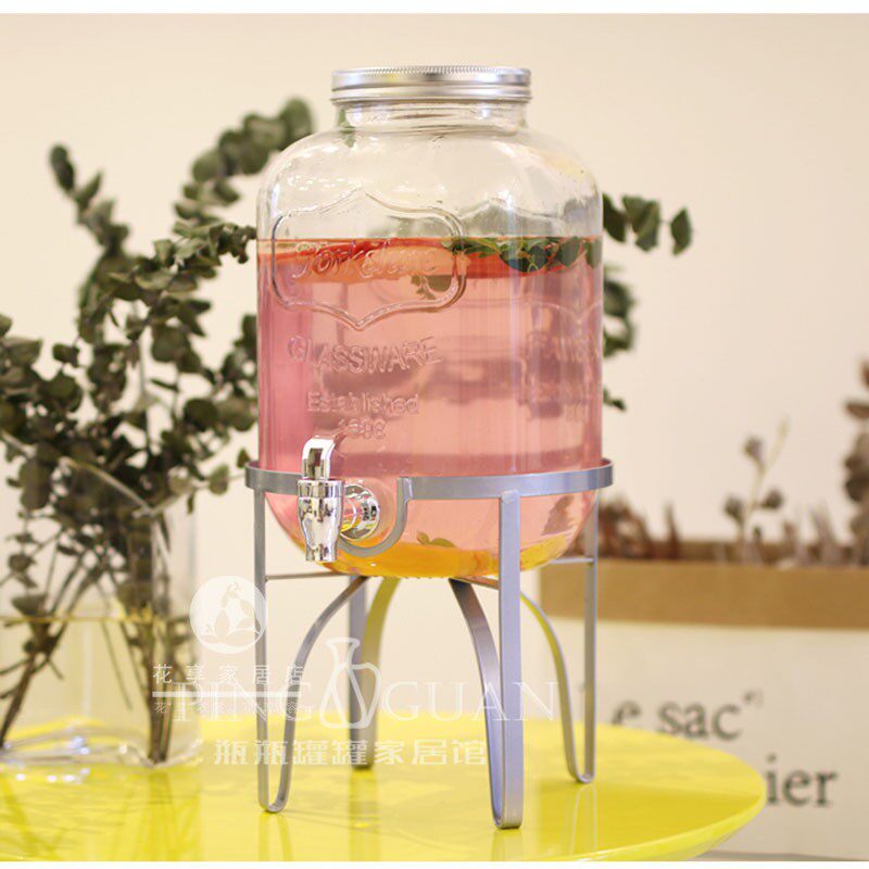 5升/8升果汁罐婚庆酿酒罐酵素桶储酿器啤酒桶饮料桶柠檬水饮水器