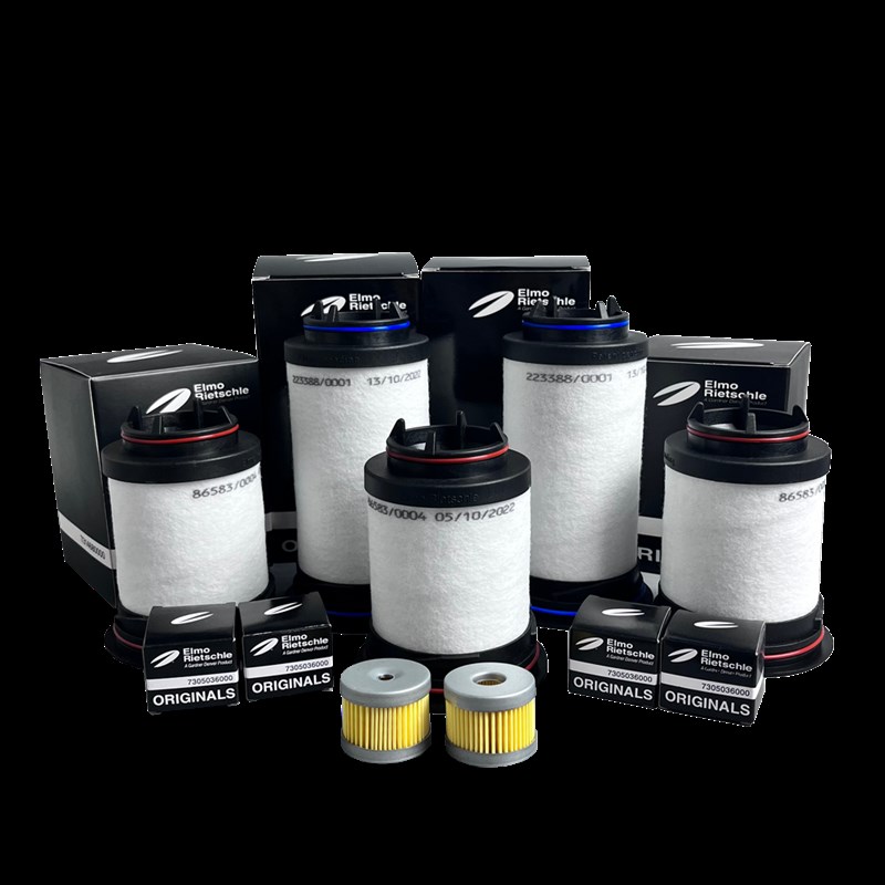 里其乐真空泵滤芯7318泵VC100/202排气730油雾分离器