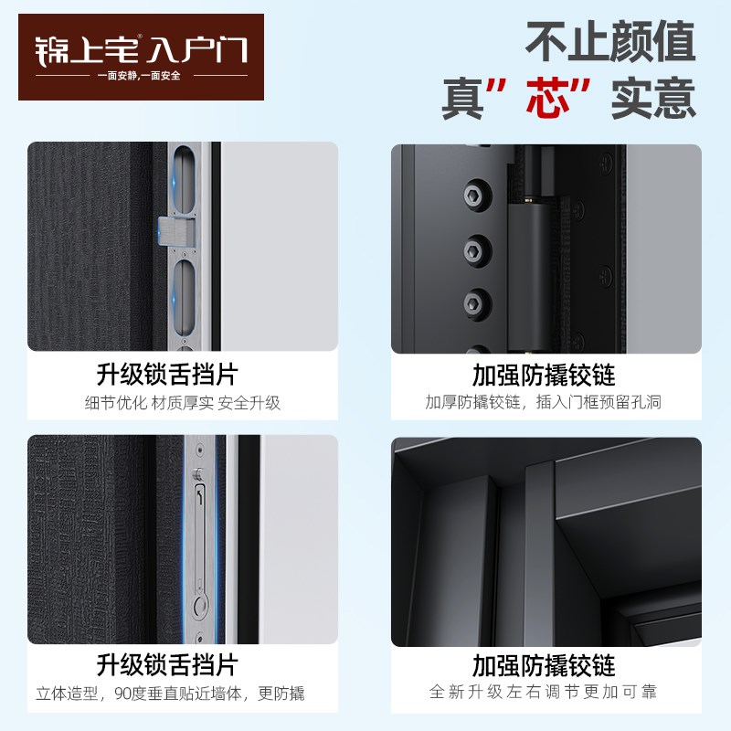 定制入户门防盗门家用指纹锁进户门定制大门室内门入户空间DH0