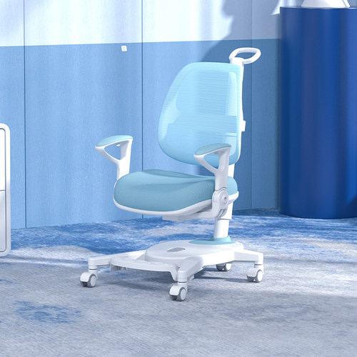 博士有成儿童学习椅安全矫姿椅多功能正姿椅可升降椅子带脚踏815