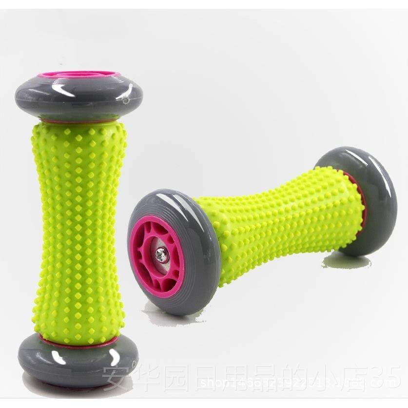 高档日本腱足底按摩脚滚轮筋膜器瘦底穴位狼牙棒家用跟小腿肌心肉