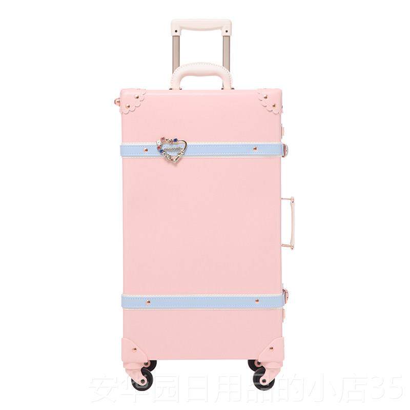 高档特价仓行李箱女学生日韩清复古拉箱杆箱男皮外贸密旅码行箱万