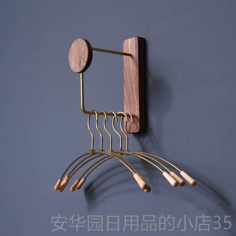 高档风实衣架木壁卧挂衣架收素纳架室挂衣架家用简易收纳架挂衣服