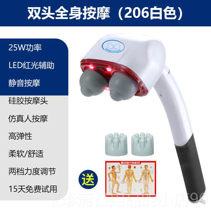正品专业经筋膜枪捶背大力四头仪器插电动肌男按肉摩器背肩颈部络