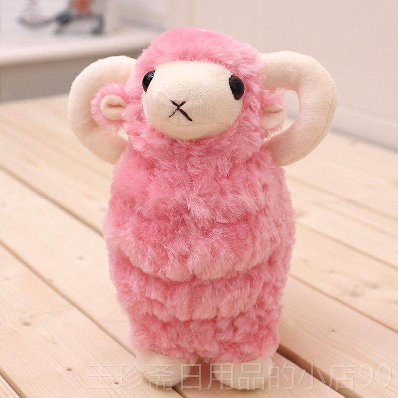 正品可爱日彷真小绵羊公仔小羊玩偶羊驼毛绒具床玩上生抱枕礼物女,玩具/童车/益智/积木/模型,毛绒/玩偶/公仔/布艺类玩具,淘宝优惠券,粉丝福利购,淘宝优惠卷