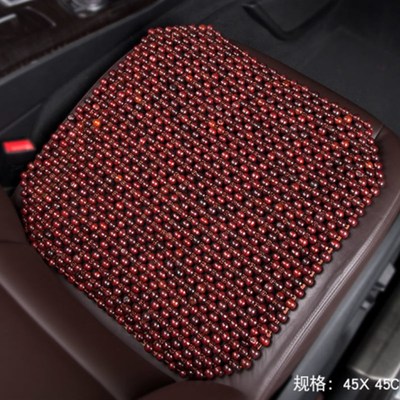汽车木珠子坐垫越南红木草花梨黄香木座垫红酸枝沙发办公椅四方垫