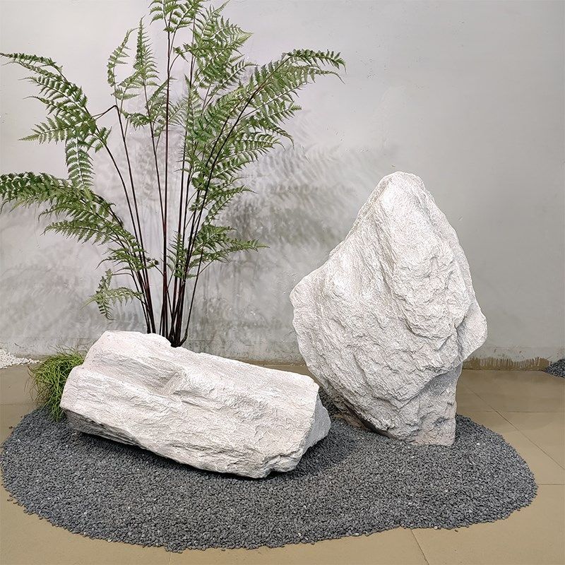 室内造景仿真石假山玄关装饰品酒店大堂软装布置现代创意落地摆件,家居饰品,户外/庭院摆件,淘宝优惠券,粉丝福利购,淘宝优惠卷