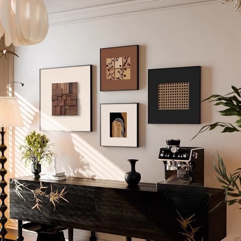 法式中古风客厅装饰画复古艺术画组合沙发背景墙壁画新款餐厅挂画,家居饰品,现代装饰画,淘宝优惠券,粉丝福利购,淘宝优惠卷