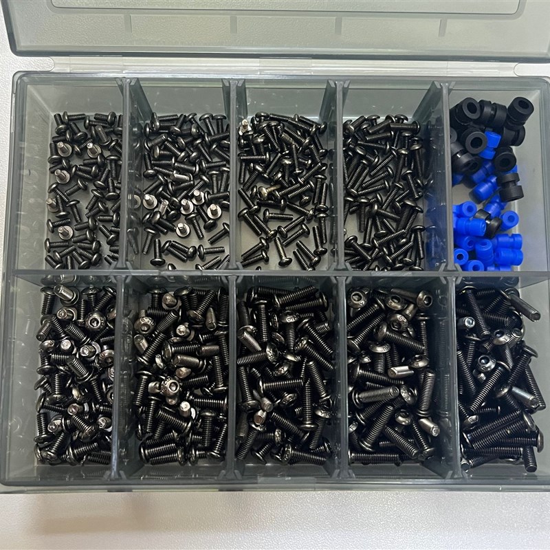 穿越机螺丝包 12.9级芳生电镀黑镍螺丝 FPV外场备用维修螺丝盒