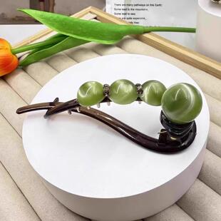 高端水钻珠一字扭夹2025新风格发夹大发量在头的后面发夹头饰