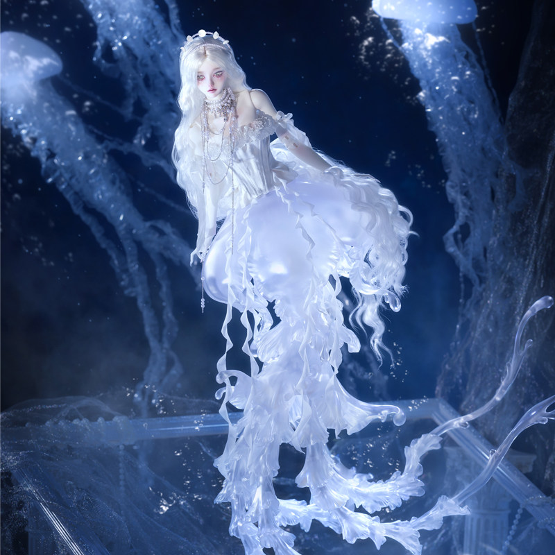 DollZone水母月汐限定4分特四全套裸娃BJD娃娃DZ官方原创设计