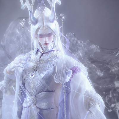 DollZone应龙3分全套裸娃半透流光BJD娃娃子不语古风DZ官方原创