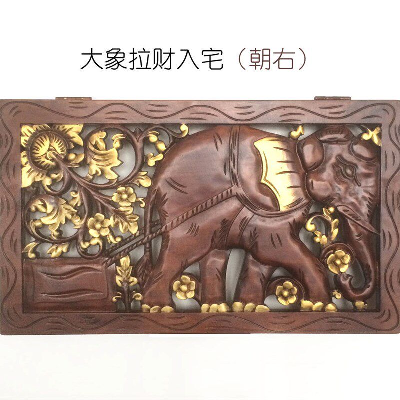 特惠实木雕刻翻盖电表箱装饰画餐厅玄关客厅配电遮挡盒电闸挂画