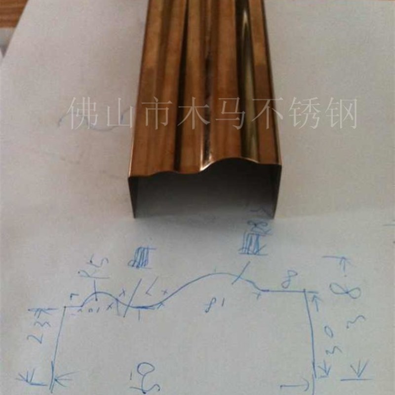 不锈钢U槽 门套线条 背景墙装饰线条 天花包边相嵌 装饰框 边线