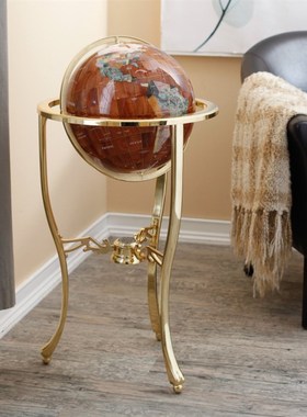 大号欧式落地宝石地球仪摆件客厅书房办公室装饰公司开业乔迁送礼