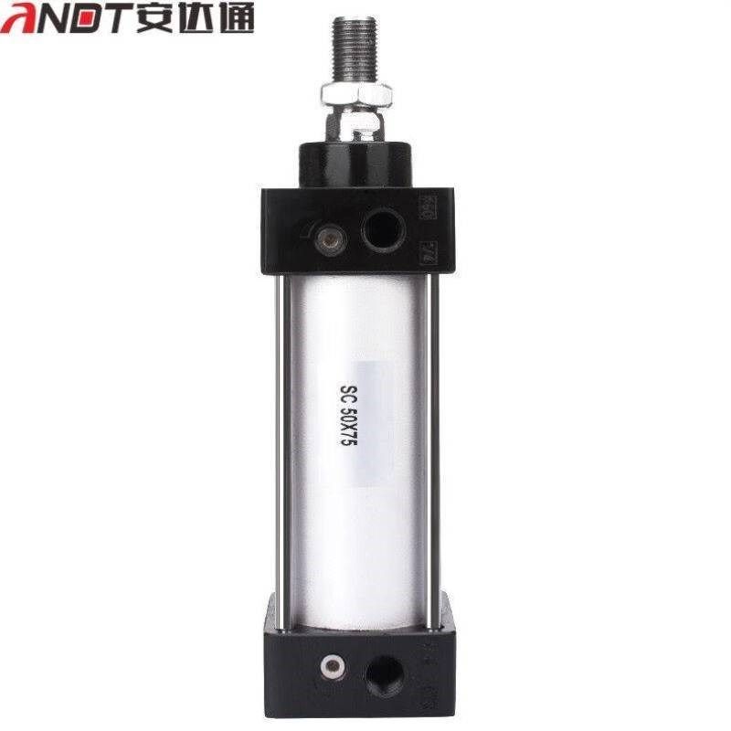 安达通SC125X25/50/75/100-S气动元件SC标准气缸大推力长行程SC12