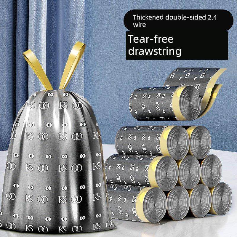 大型50*60cm无撕垃圾袋家用加厚挎包厨房专用钢袋防穿刺塑料袋,家庭/个人清洁工具,家用垃圾袋,淘宝优惠券,粉丝福利购,淘宝优惠卷