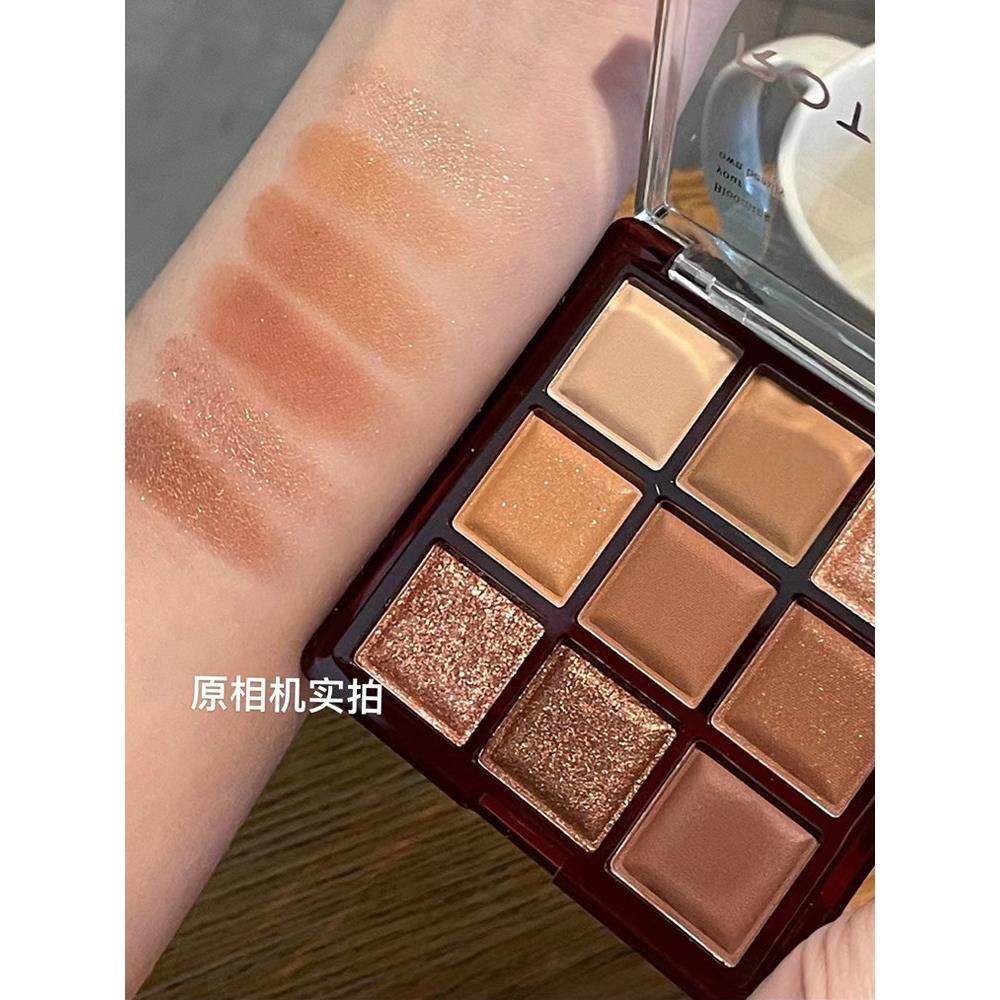 推荐眼影盘大地色系奶茶色低饱和九色哑光珠光亮晶晶细闪正,彩妆/香水/美妆工具,眼影,淘宝优惠券,粉丝福利购,淘宝优惠卷