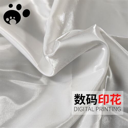 样卡171#行路者/超亮光滑无弹挺阔质感水晶斜纹缎/印花面料布料