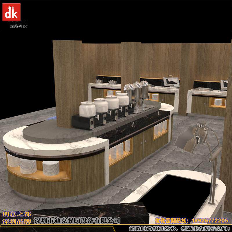 深圳移动布菲台生产商酒店自助取餐台加工定制自助餐厅餐台现货