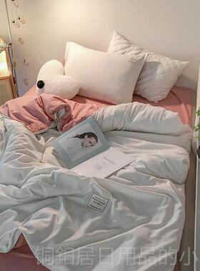 高档cec潮踪流仙绿花边四件套被套5床款1笠.8三件套学生宿舍床单