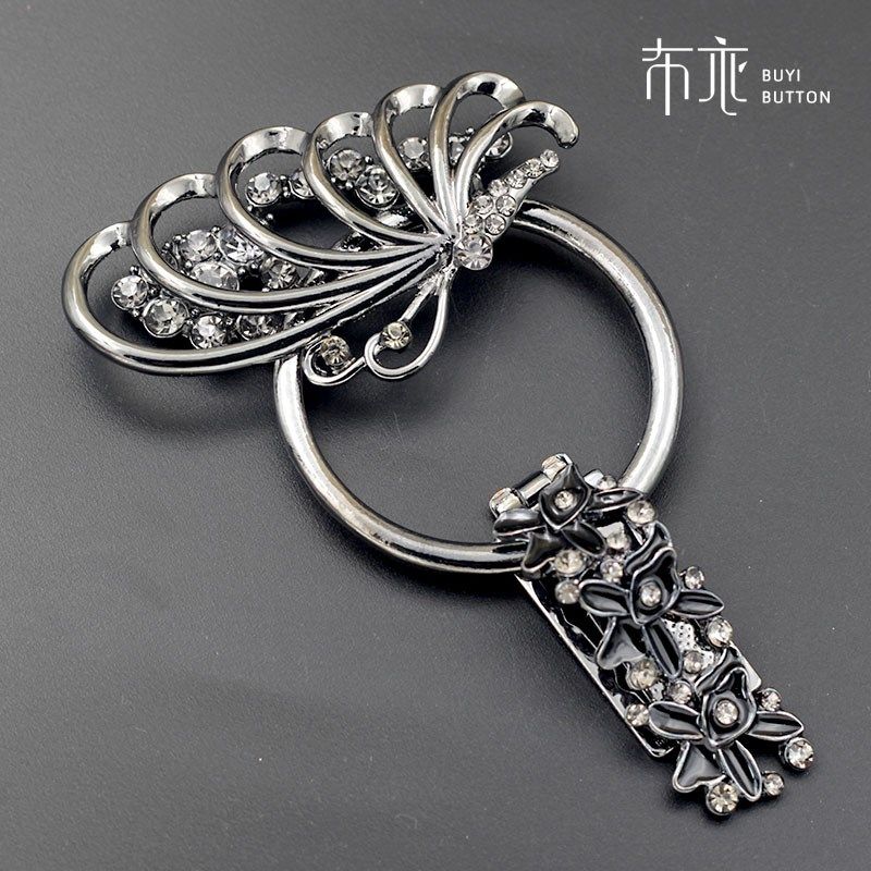 新款皮草水钻纽扣水貂蝴蝶鸭嘴扣对扣卡扣裘皮貂皮领扣子大衣钮扣,居家布艺,纽扣,淘宝优惠券,粉丝福利购,淘宝优惠卷