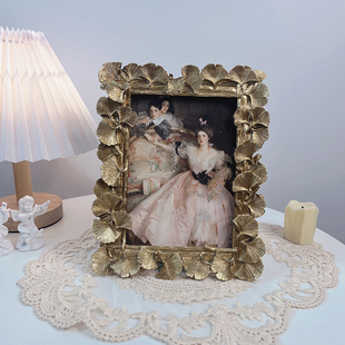 萨金特古典人物复古油画装饰画桌面摆件法式相框客厅卧室家居饰品