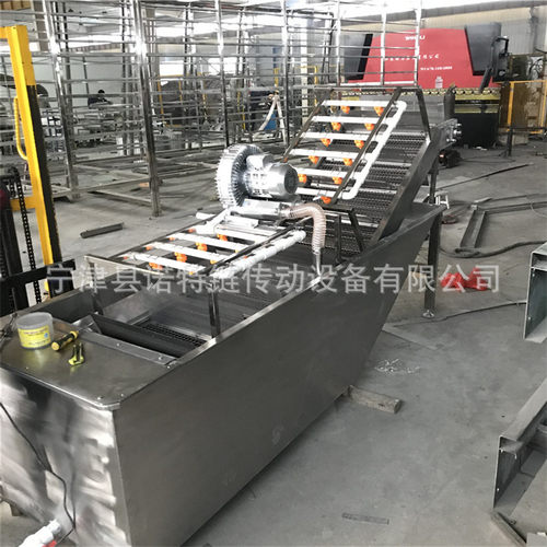 供应板栗分选网带输送机 水箱网链清洗机 Z型爬坡提升机 全国包邮