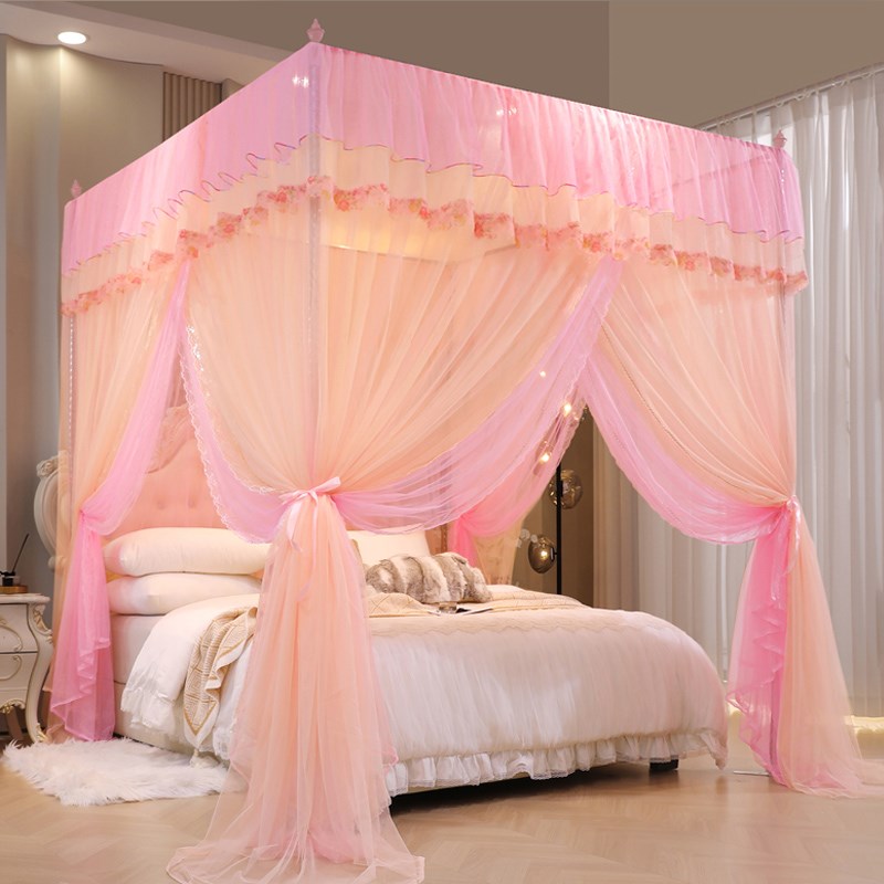 双层蚊帐家用2025新款卧室1米5床出租屋老式落地1.8x2米x2米2大床