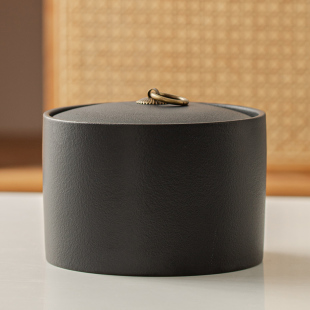 琛森 茶叶罐陶瓷家用普洱红茶醒茶罐精品高档茶叶盒储存防潮空罐